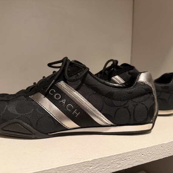 Coach Shoes - Coach Black and Silver Jayme Shoes Size 7.5